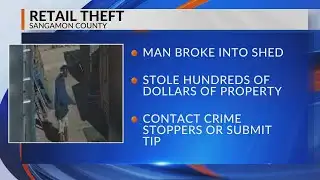 Sangamon, Menard Co. Crime Stoppers seeking tips in Springfield burglary