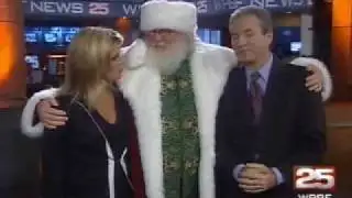 Santa Claus Visits WPBF News 25