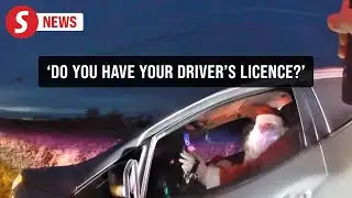 Santa gets pulled over for speeding in Ohio