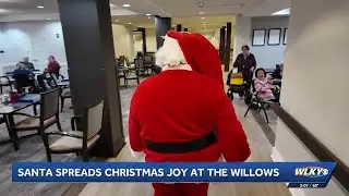 Santa makes one last Christmas stop at The Willows at Springhurst
