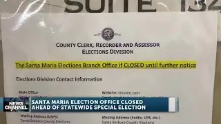 Santa Maria Election Office Closed Despite Upcoming Special State Vote