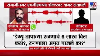 Santosh Bangar Viral Audio Clip | डेंग्यू्च्या रुग्णाचं 6 लाख बिल आमदार बांगर यांचा संताप