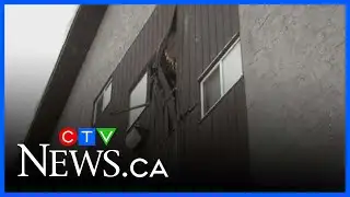 Saskatoon Fire Department extinguishes fire in apartment building