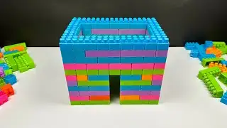 Satisfying DIY House ASMR/Building Blocks/Lego Building Video/block game