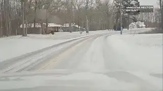 Saturday morning snow makes for difficult driving in Bryant