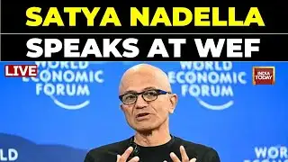 Satya Nadella Interview | Microsoft CEO | AI Future | India Today LIVE | World Economic Forum LIVE