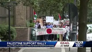 Savannah Palestinian community marches through savannah