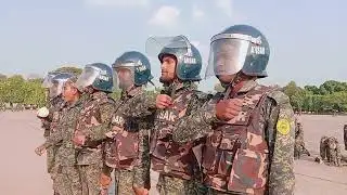 Savate Combat Battalion Training..23rd Batch Battalion Ansar at Ansar Academy..