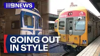 Saying goodbye to the V-set trains | 9 News Australia