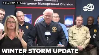 SC emergency officials join Gov. McMaster on winter storm briefing