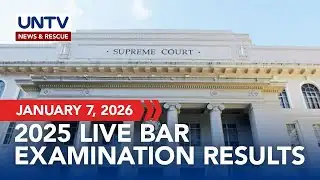 SC to release 2025 Bar Exam Results | Jan. 7, 2026