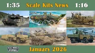 Scale Models News / Armor and Vehicles 1:35 / 1:16 - January 2026