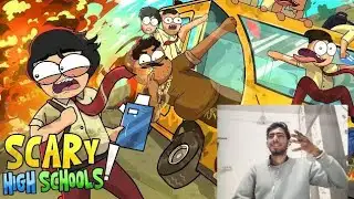 Scary Indian high school episodes 1  reaction video  @Hardtoonz22  