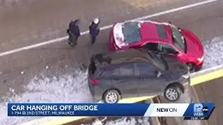 Scary moment on Milwaukee highway bridge