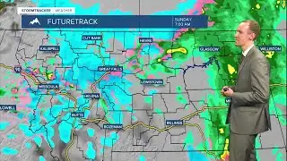Scattered rain/snow, falling temperatures, and falling snow levels this weekend