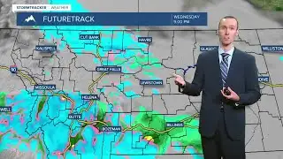 Scattered rain/snow showers on Wednesday