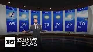 Scattered rain, temperatures in the 50s expected midweek before 70s return