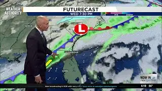 Scattered Showers Expected as Cold Front Moves In