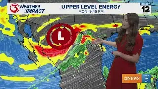 Scattered showers expected overnight