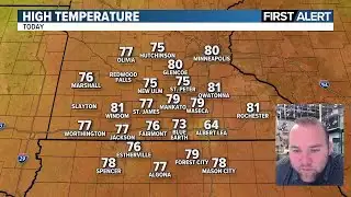 Scattered showers/storms tonight and tomorrow