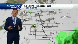 Scattered summertime storms pop up Monday afternoon