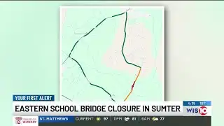 SCDOT to temporarily close Sumter County bridge for maintenance