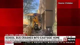 School bus crashes into Tucson apartment complex