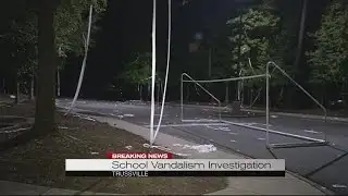 School vandalism investigation