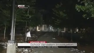 School vandalism investigation