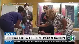 Schools asking parents to keep sick kids at home
