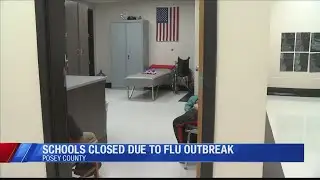 Schools closed due to flu outbreak