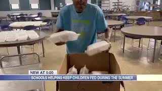 Schools helping keep children fed during the summer