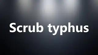 Scrub typhus - Medical Meaning and Pronunciation