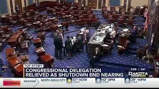 SD Congressional delegation relieved as end to shutdown nears.