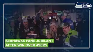 Seahawks fans triumphant in SoDo after win over 49ers