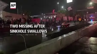 Search continues for 2 inside massive Guatemala sinkhole