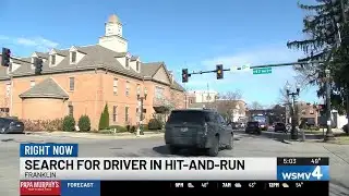 Search for driver in hit-and-run crash