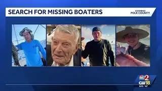 Search underway for 4 Florida boaters reported missing after fishing trip
