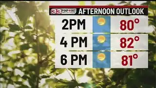 Seasonal sunshine Monday