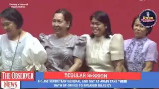 SEC GEN AND SGT AT ARMS TAKE THEIR OATH