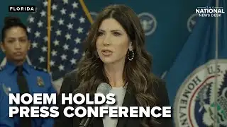 Sec. Noem holds press conference on TSA Real ID