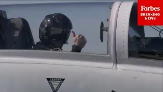 Sec. Pete Hegseth Takes A Test Flight With NASA Administrator Jared Isaacman
