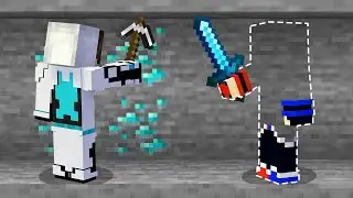 Secret Speedrunner vs Hunter in Minecraft