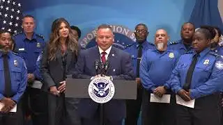 Secretary Noem Hosts Press Conference in Houston