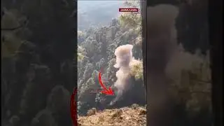 Security forces launch final assault on terrorists holed up in a natural cave in Udhampur district