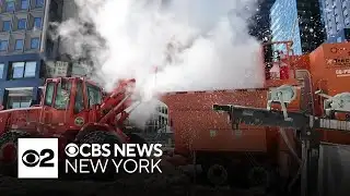 See how NYC is using "hot tubs" to dig out from the snowstorm