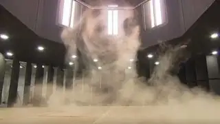 See how tornado turns debris into missiles