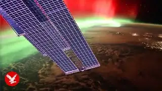 See the Northern Lights from space as they glimmer above Earth
