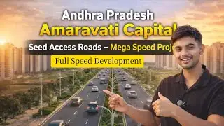 అమరావతి Seed Access Road Full Tour 🚧 | Amaravati Capital Mega Project
