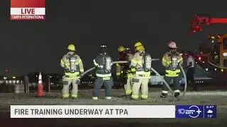 Seeing fire at Tampa International Airport? Here